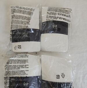 GAP Kids Off White  Tights - XXS/XS - 4 Pairs